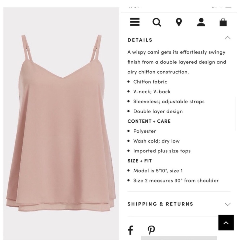 Sophie Chiffon Double Layer Cami Bundle - * 4 Bun… - image 4